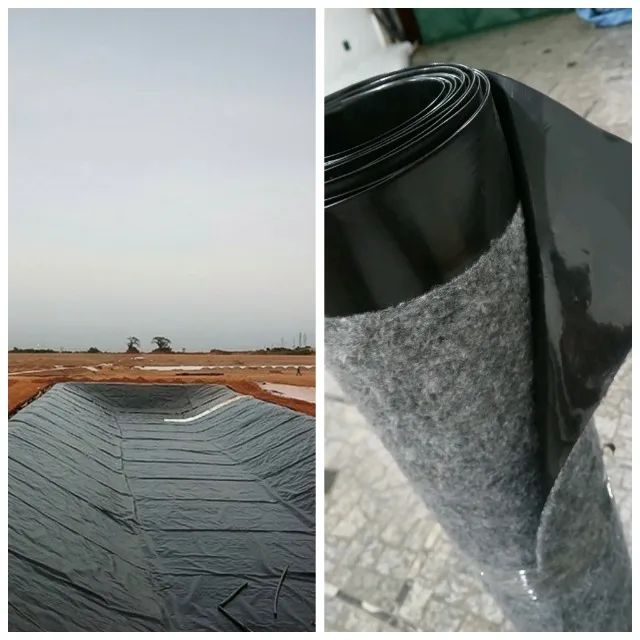 Lona Preta 1,0 mm Geomembrana Têxtil de Pead 4,5 x 4