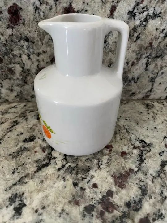 Galheteiro para vinagre, em porcelana  - Foto 2