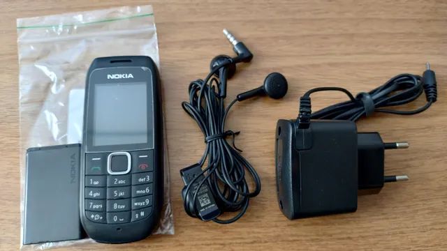Nokia 1616 Black c Rádio  ( compacto e leve ) desbloqueado e original
