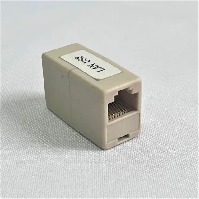(Aceito cartão) Emenda/Conector RJ45 Fêmea x Fêmea - Extensão Cabo de Rede 8 Vias - Foto 5