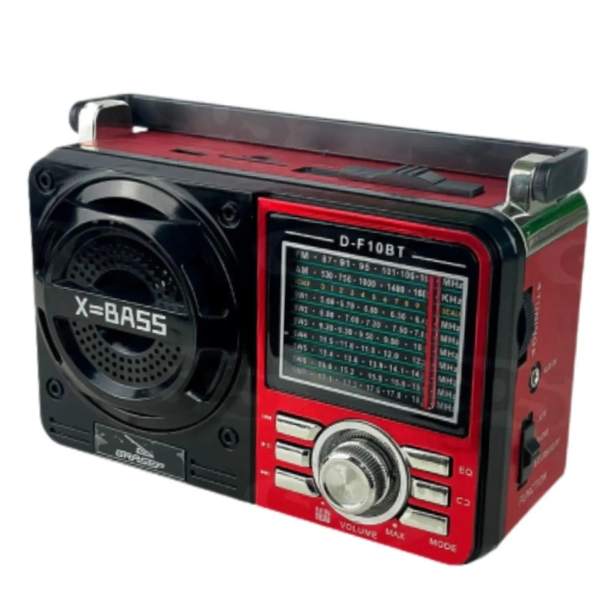 Rádio AM/FM Portátil com Bluetooth e Entrada Auxiliar