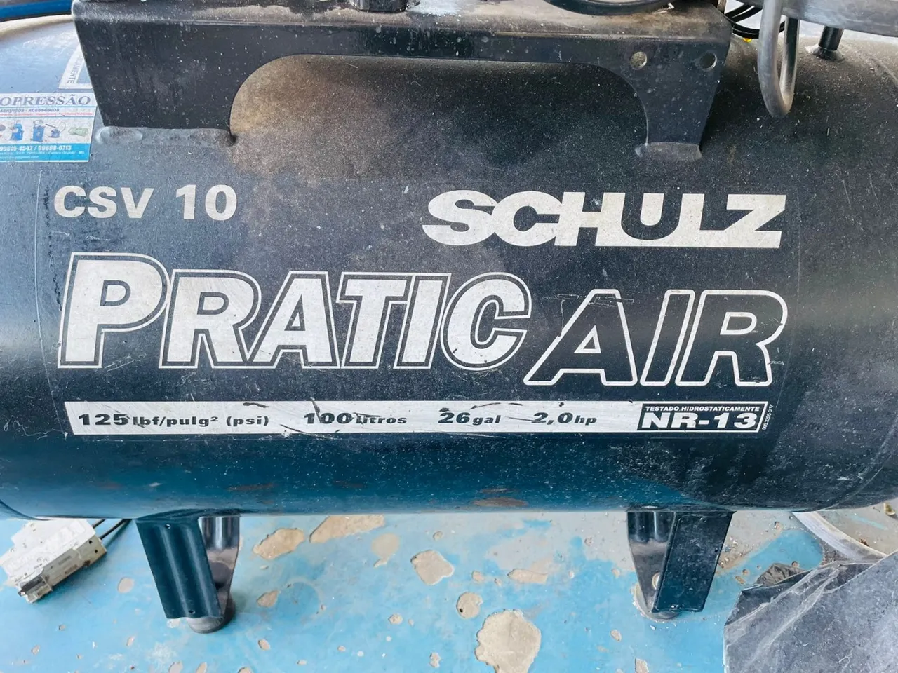 Compressor de Ar Schulz Pratic Air CSV 10