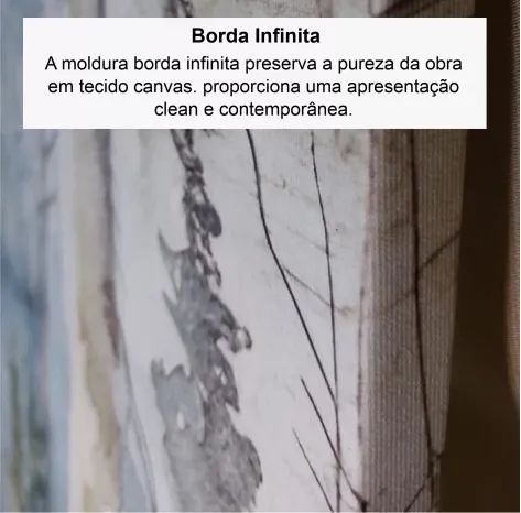 Quadro Decorativo - MODELO 1147 - Fabricamos qualquer Modelo e Tamanho - Tecido Canvas - Foto 3