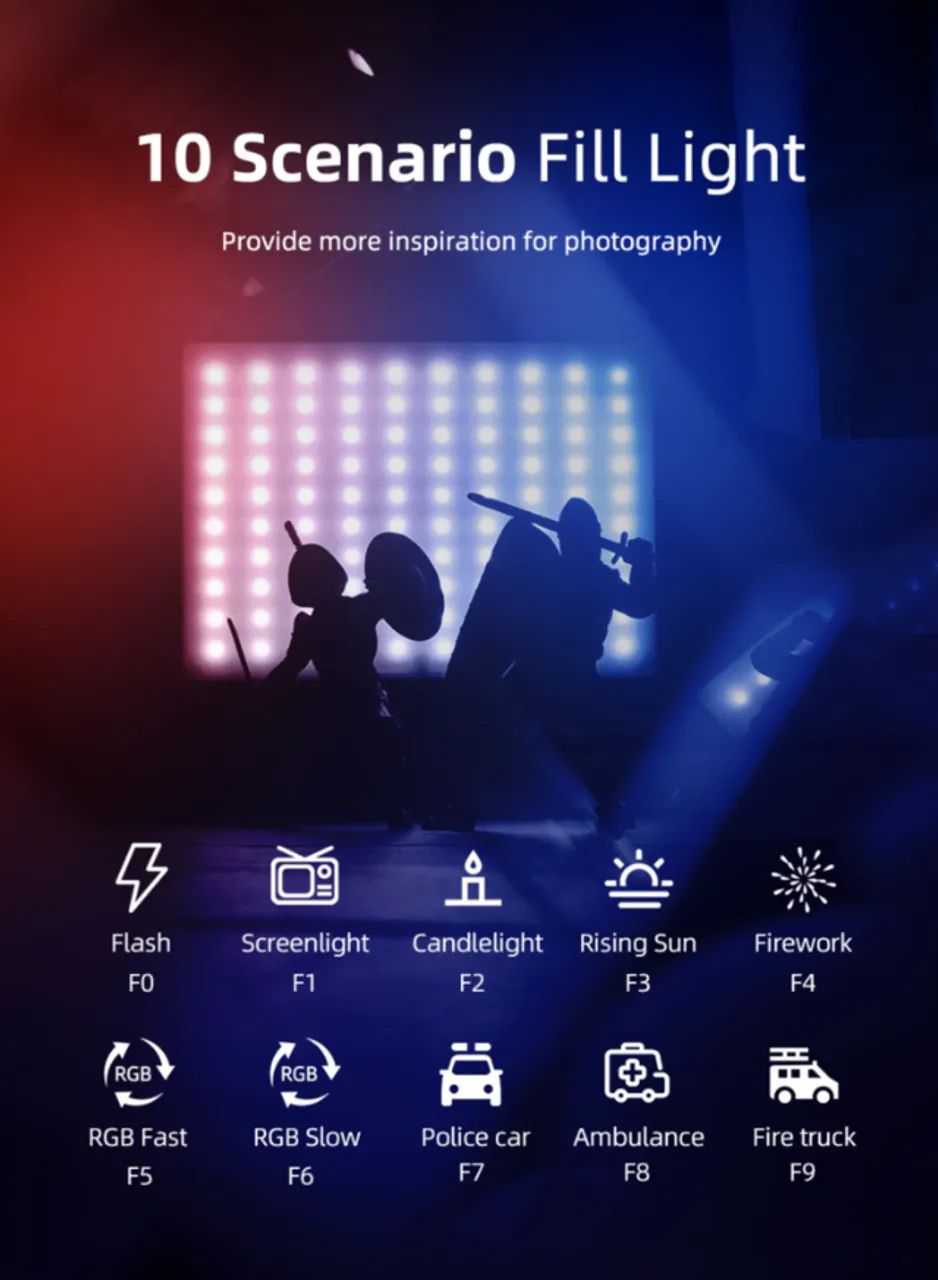 Iluminador Led RGB Yn300 Air II RGB Yongnuo - Foto 4