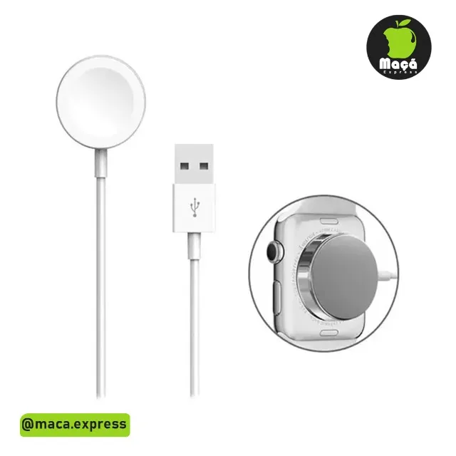 Carregador Para Apple Watch Indução Compativel Serie 1 Ao 8