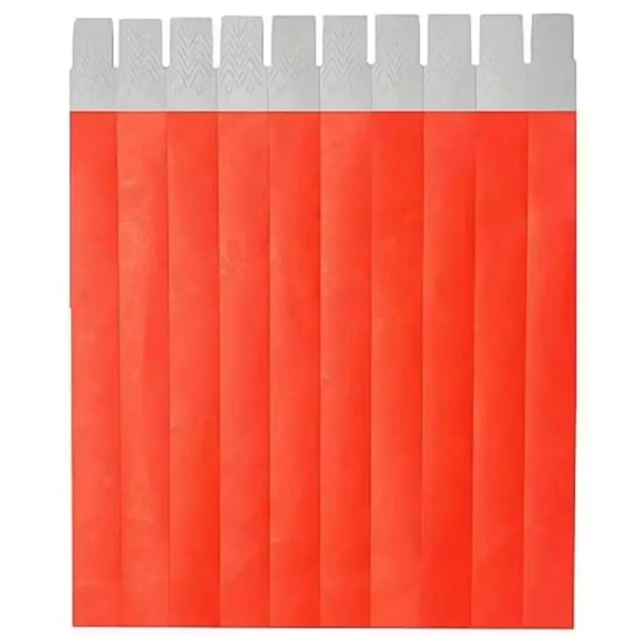 Pulseiras de Identificação para Eventos e Festas 100Unid Laranja - Foto 3