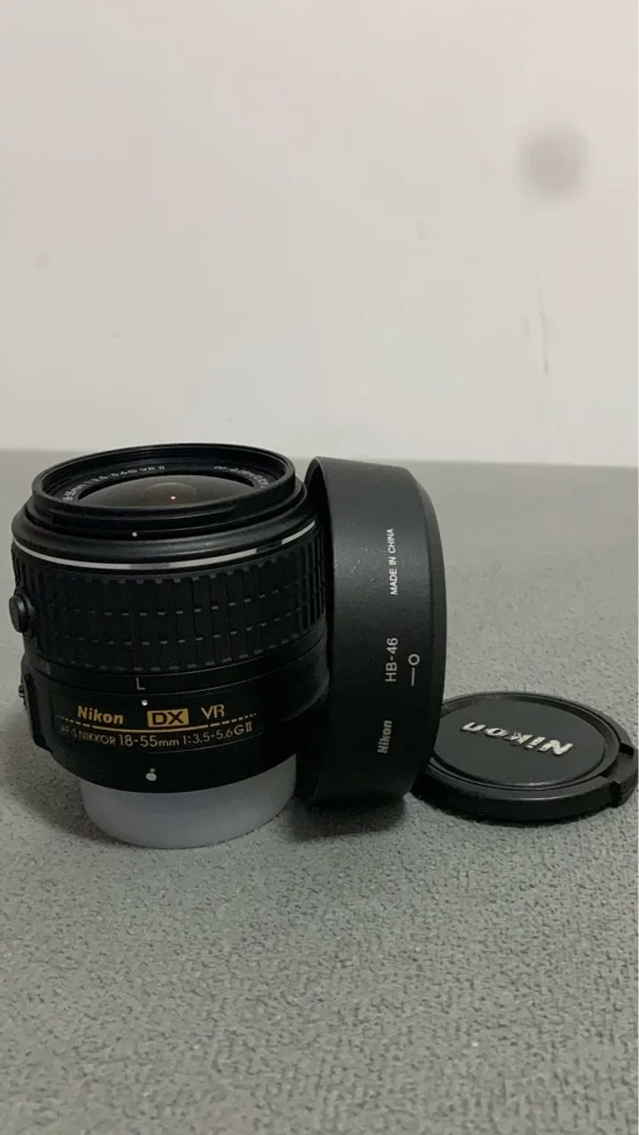 Lente Objetiva Nikon Af-s 18-55mm Nikkor F3.5-5.6g Vr Dx (Usado) - Foto 4