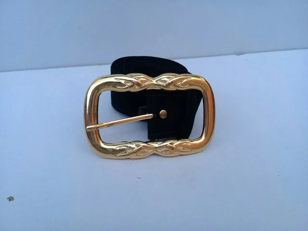 Cinto Fem Preto Tecido
