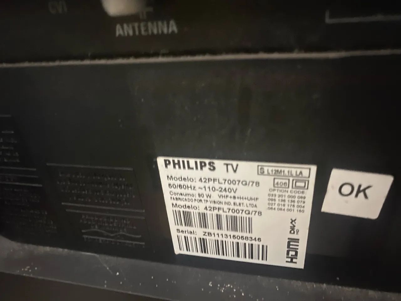 TV Philips 42 polegadas usada  - Foto 5