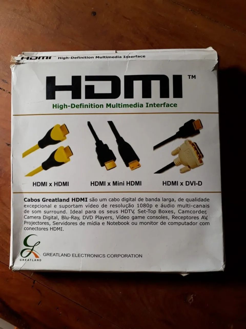 Cabo HDMI + DVI-D com 3 metros