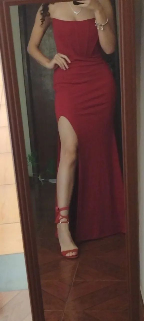 Vestido Longo Vermelho - Foto 2