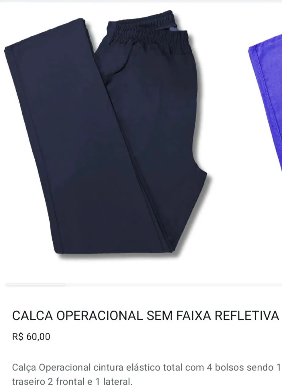 Calça Operacional com Faixa Refletiva - Foto 2