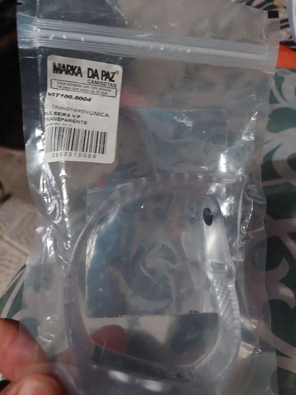 Pulseira Vitae Plus Transparente  - Marka Da Paz