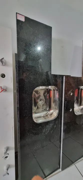 Pia cozinha pedra são Gabriel com recort - Foto 4