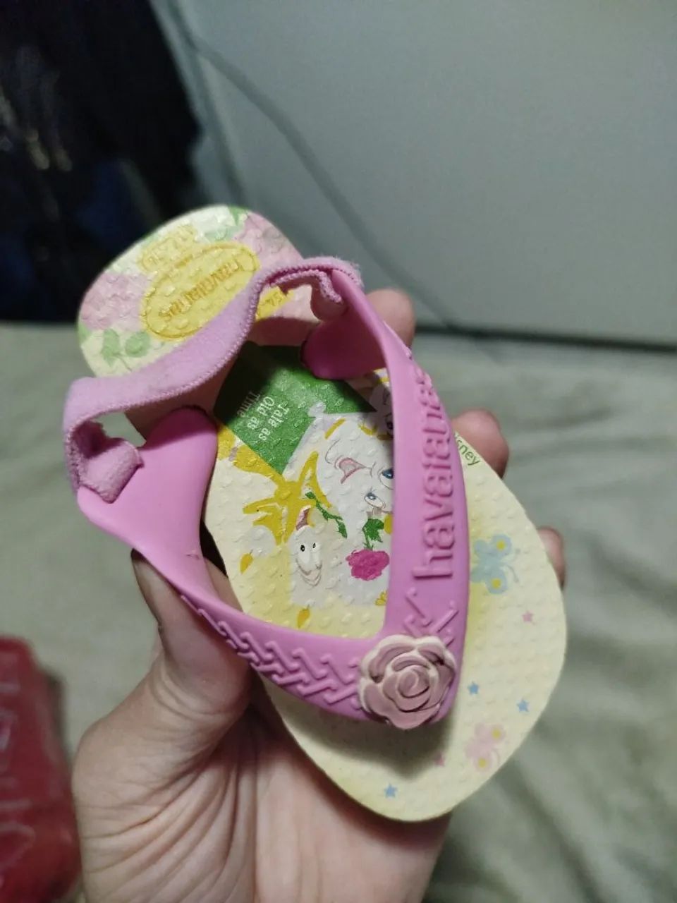 Sandálias Havaianas Infantil da Bela e a Fera - Foto 2