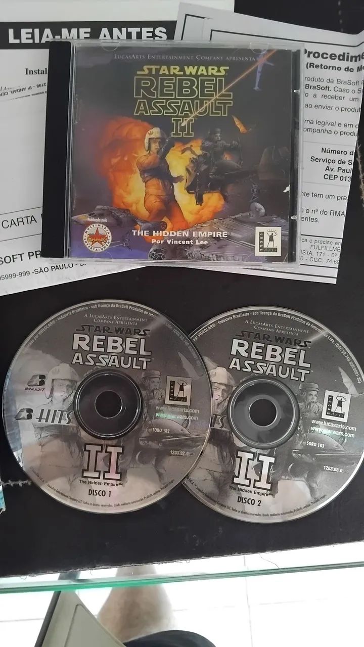 Star Wars Rebel Assault II - PC Ms-Dos - Jogos de Vídeo Game