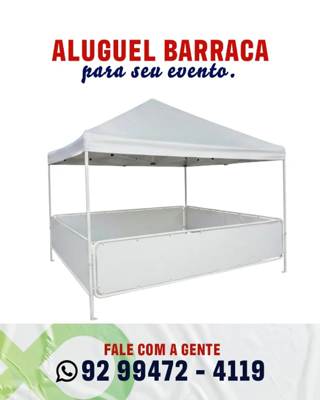 3×3 Meter Canopy for Fairs and Events