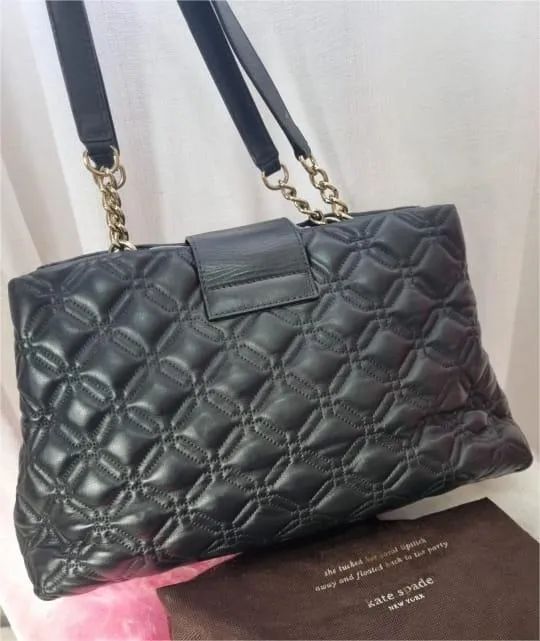 Bolsa em couro preta Kate Spade  - Foto 3