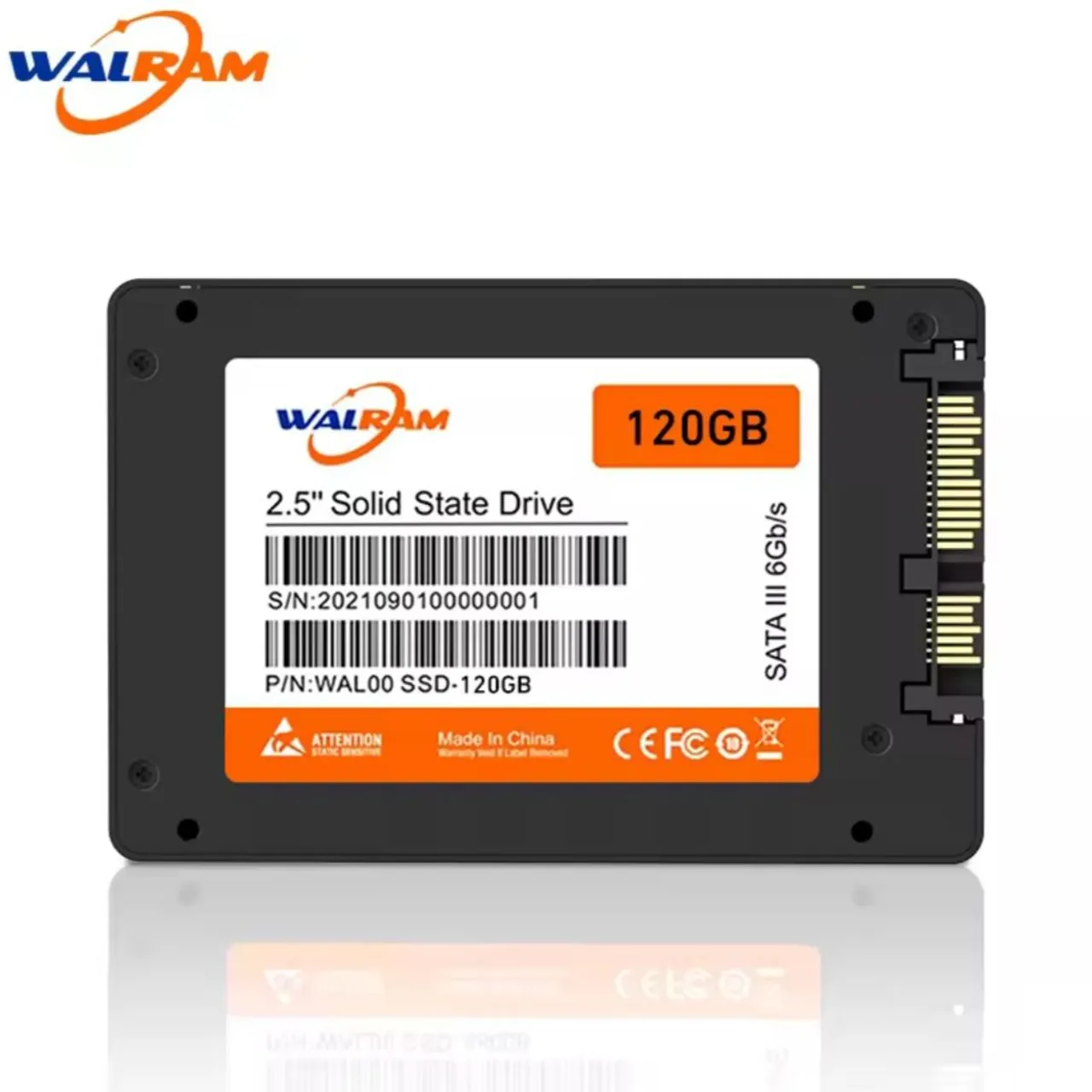 SSD Walram 120GB SATA III Disco rígido 
