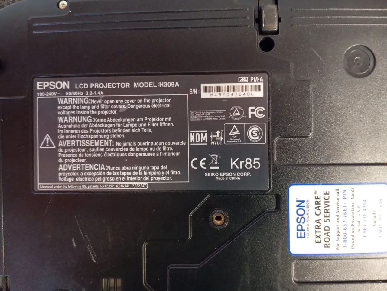 Projetor Epson