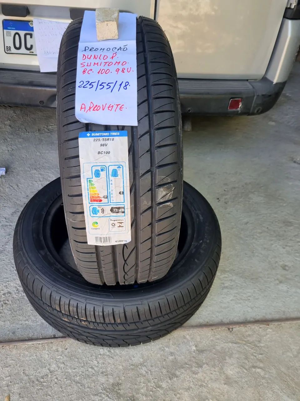 Pneus 225/55/18 Dunlop Sumitomo. Opcões na descrição. 