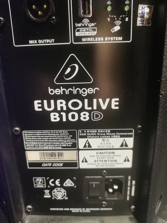 Caixa Behringer Eurolive B108D - Foto 4