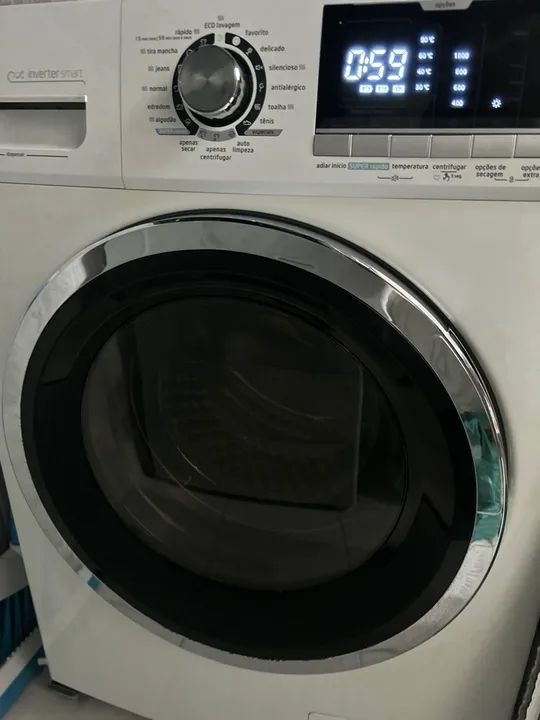 Máquina de Lavar e Secar 11kg Invertida Smart