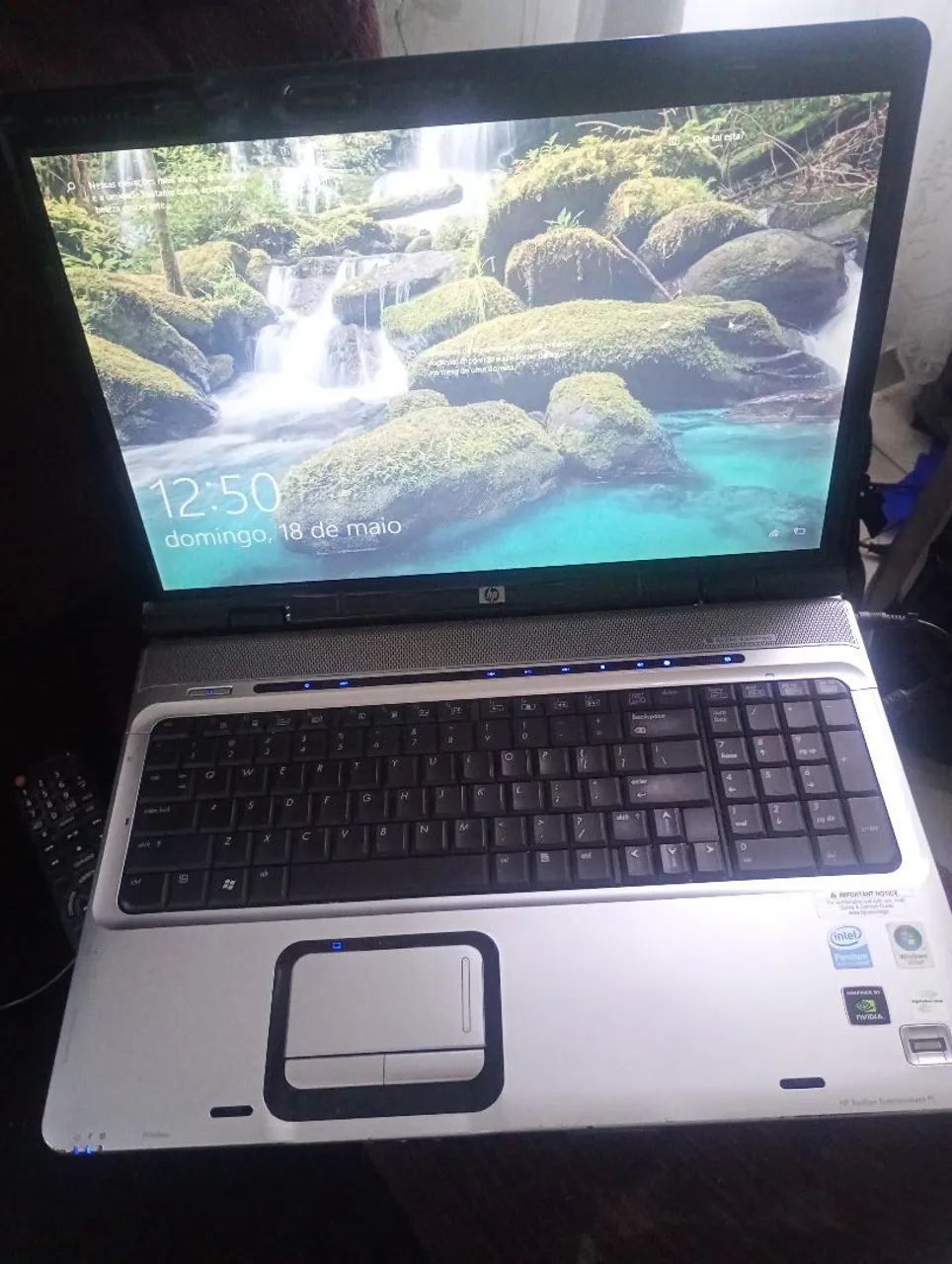 Notebook HP pavilion dv 9500 com Intel Pentium Dual-Core tela 17 polegadas 