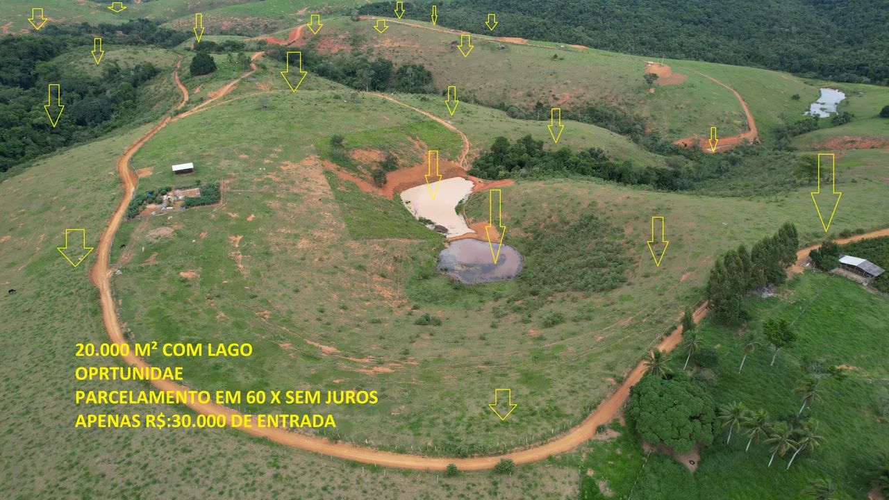 Terreno 20.000 m²  R$:30.000 Entrada + 60 parecelas no Boleto Sem Juros - Foto 2