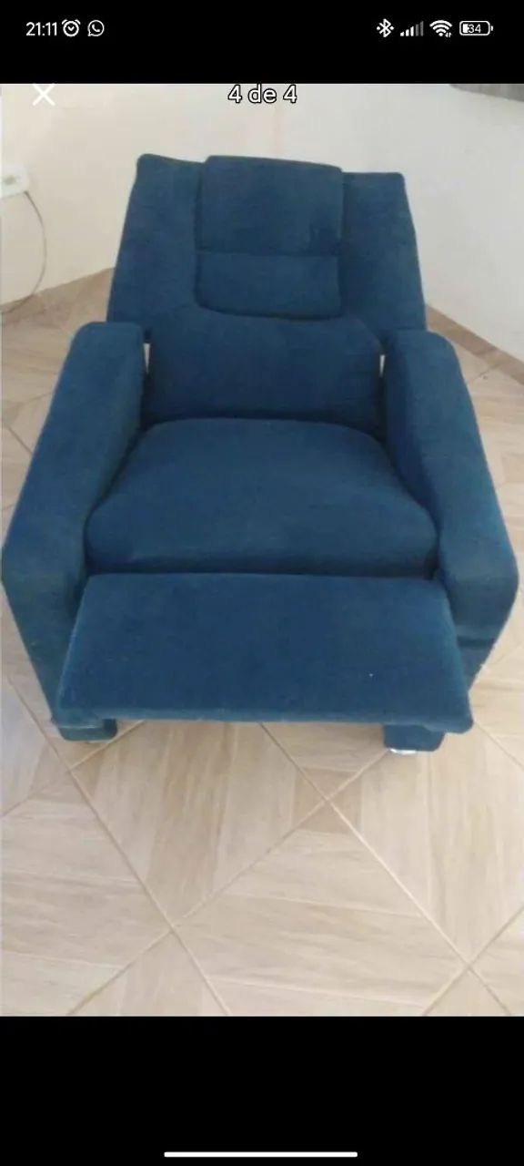 Vendo poltrona reclinável  - Foto 4
