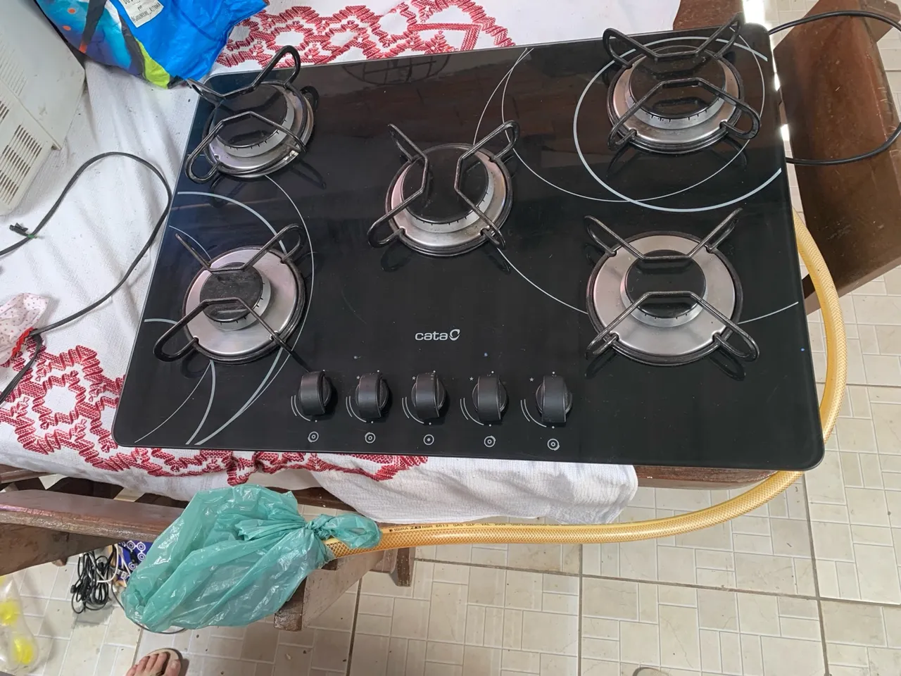 Cooktop Cata 5 Bocas - Preto