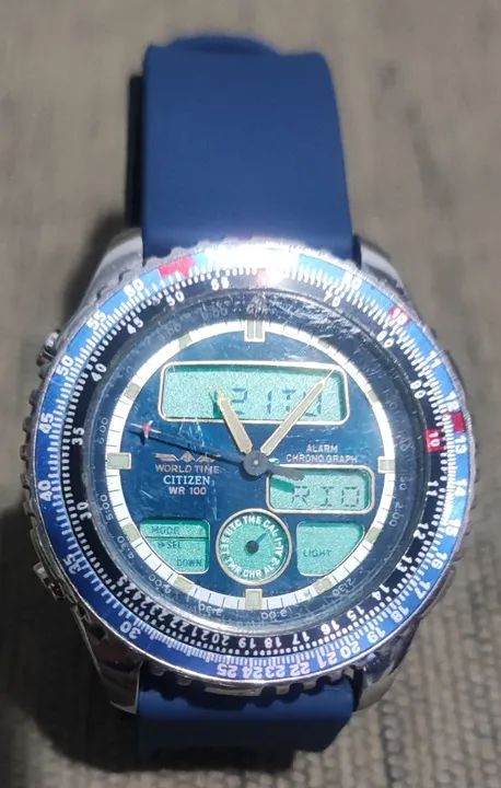 Relógio Citizen C420 World Time WR100 - Acessórios - Sítio