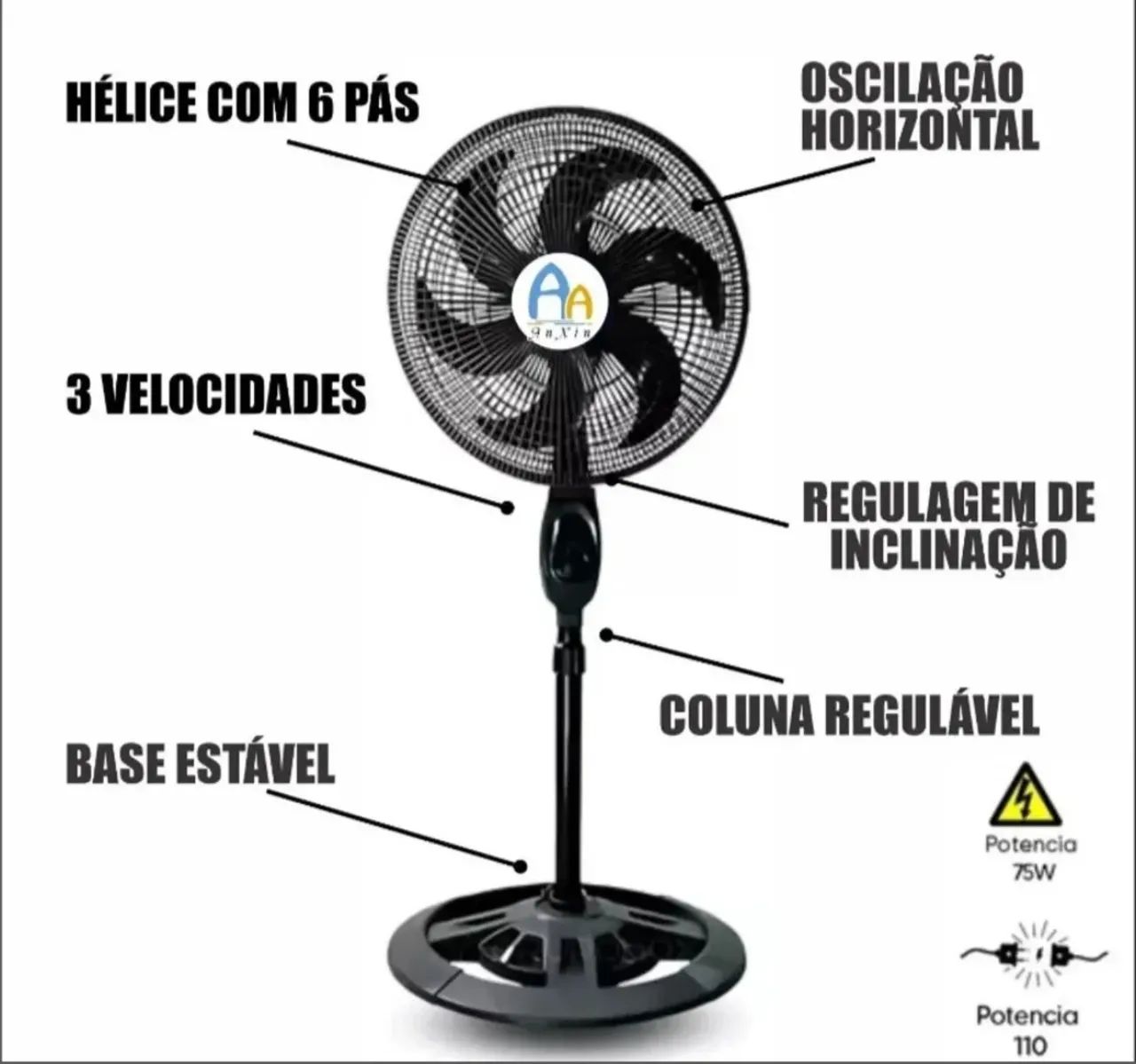Ventilador FS 1608 - Foto 2