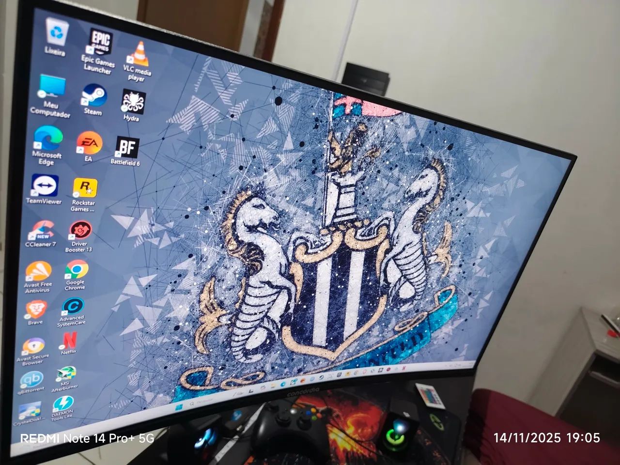 MONITOR 27" CURVO 200HZ.