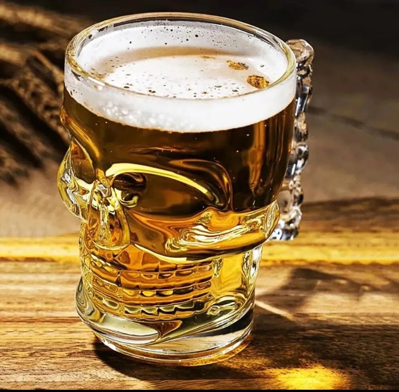 CANECA CRANIO CAVEIRA CHOPP CERVEJA CHURRASCO  - Foto 5