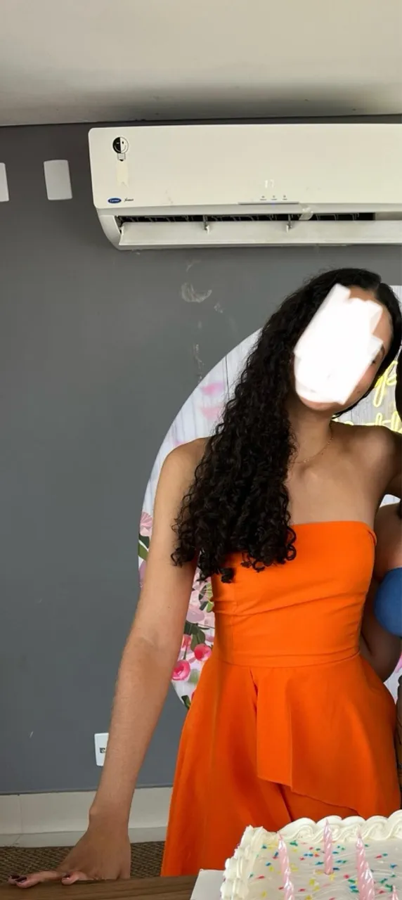 Vestido laranja