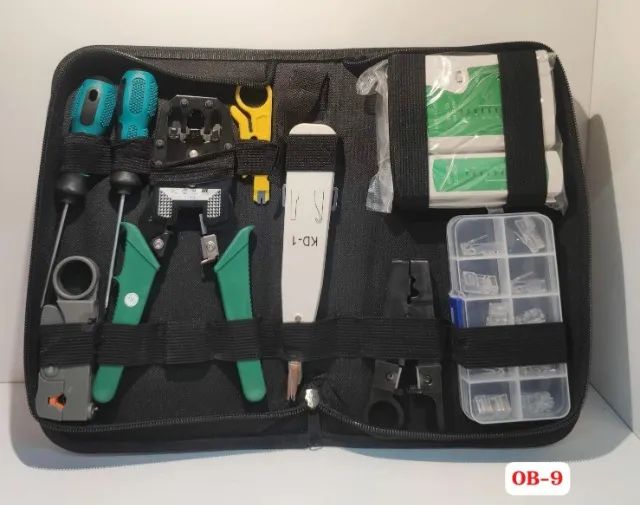 Kit Ferramentas Rede Informática Testador Lan Crimpar Rj45