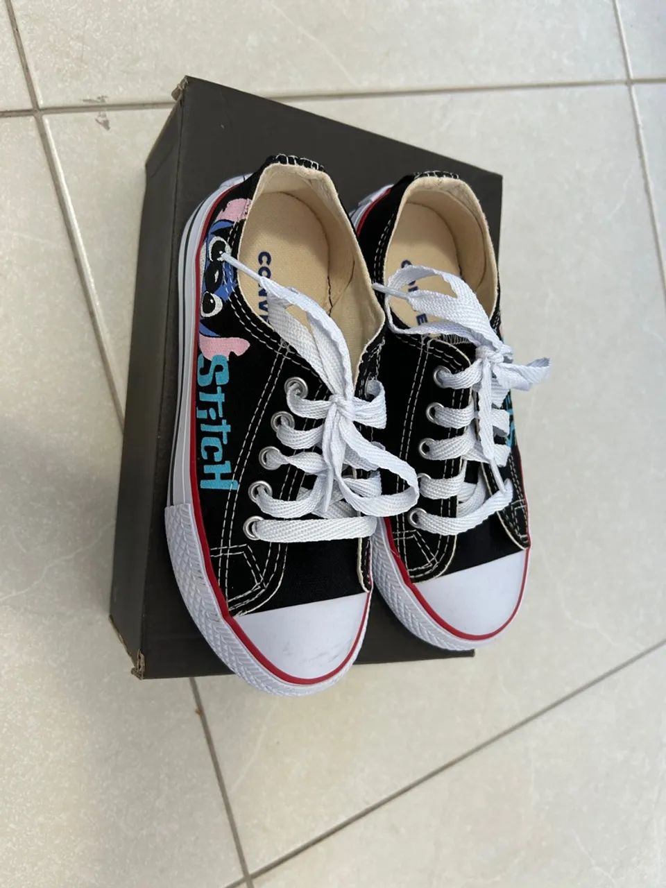 Tênis Converse Infantil Stitch - Foto 2