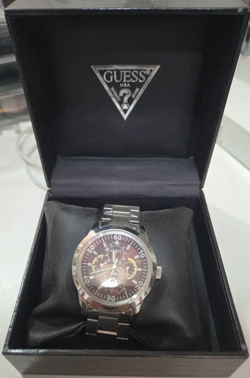Relógio Guess Masculino - Pulseira aço - Foto 3