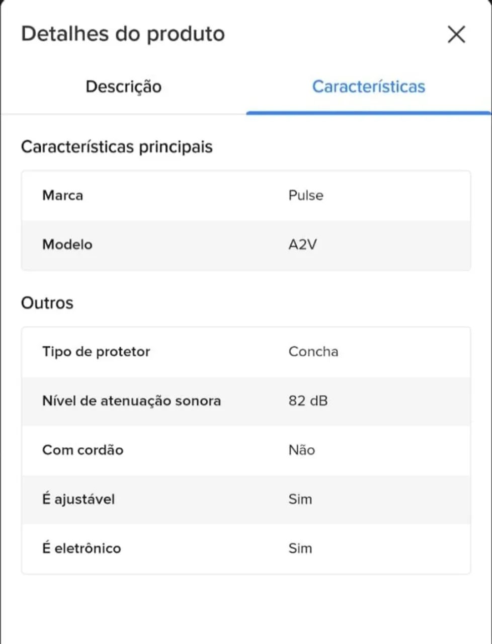 Protetor Auricular Abafador de Som Ouvido Eletrônico Pulse 82db com Case - Foto 6