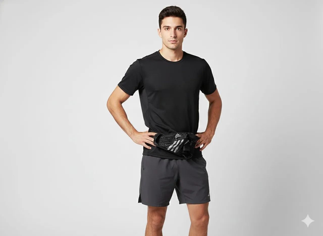 Pochete Adidas Running Original | Esportiva | Corrida | Impermeável | Ajustável