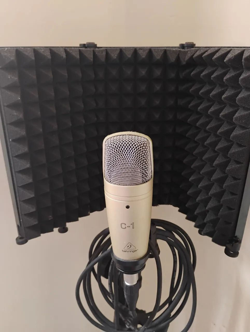 Microfone Behringer C-1 com acessórios 