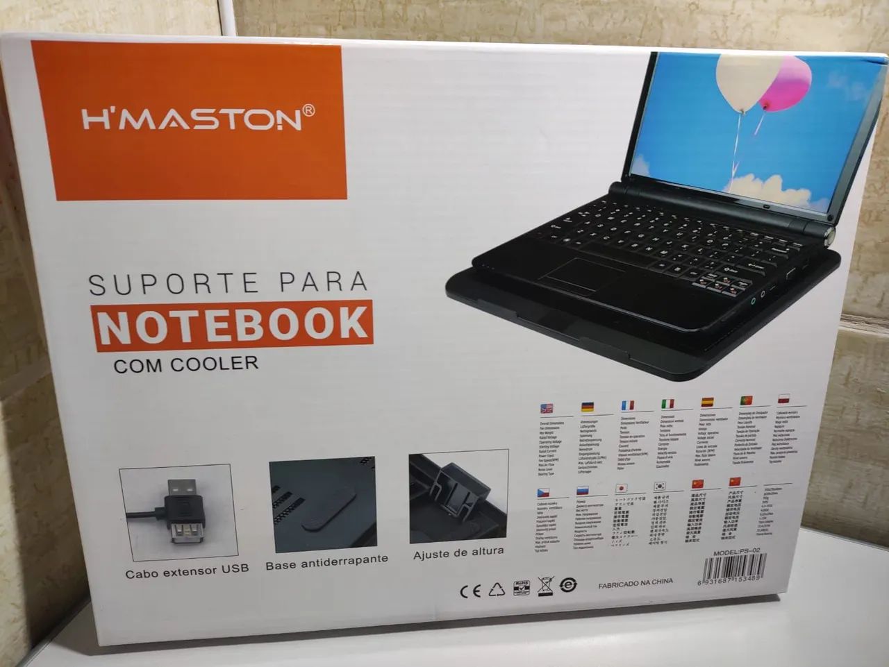 Suporte para Notebook com Cooler H'Maston