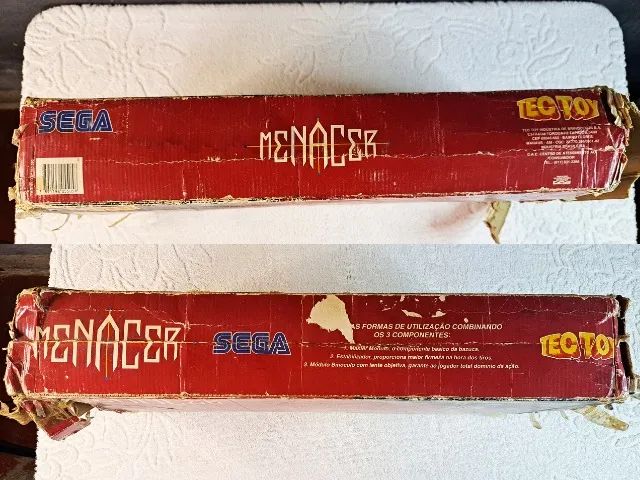 Bazooka Menacer Sega Genesis Mega Drive com caixa. no estado. Não consegui fazer funcionar - Foto 6