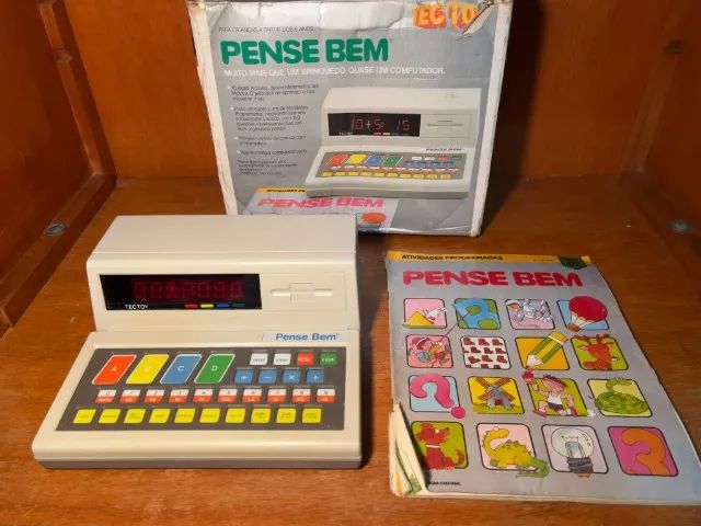Tectoy Pense Bem - RELÍQUIA DOS ANOS 80 - COMPLETO EM ÓTIMO ESTADO - Foto 2
