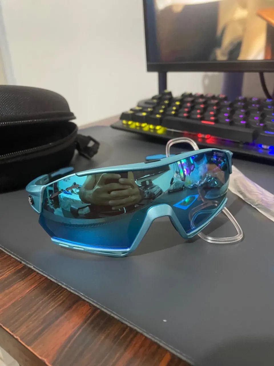 Óculos de Sol Esportivos X-Tiger EXS 5 Lentes - Foto 4