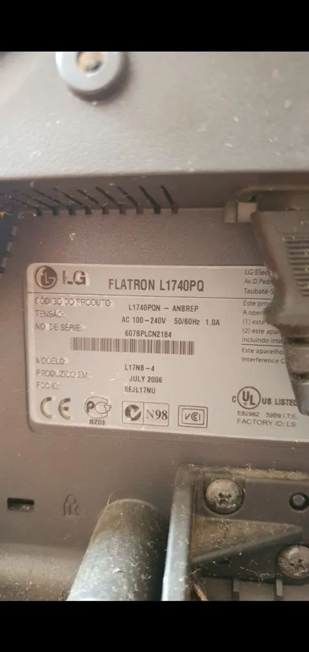 Monitor LG 17 polegadas - Foto 4
