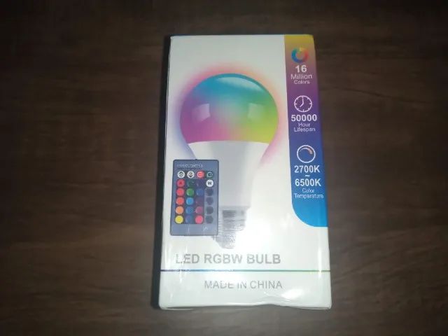 Kit 2 Lâmpadas LED RGB