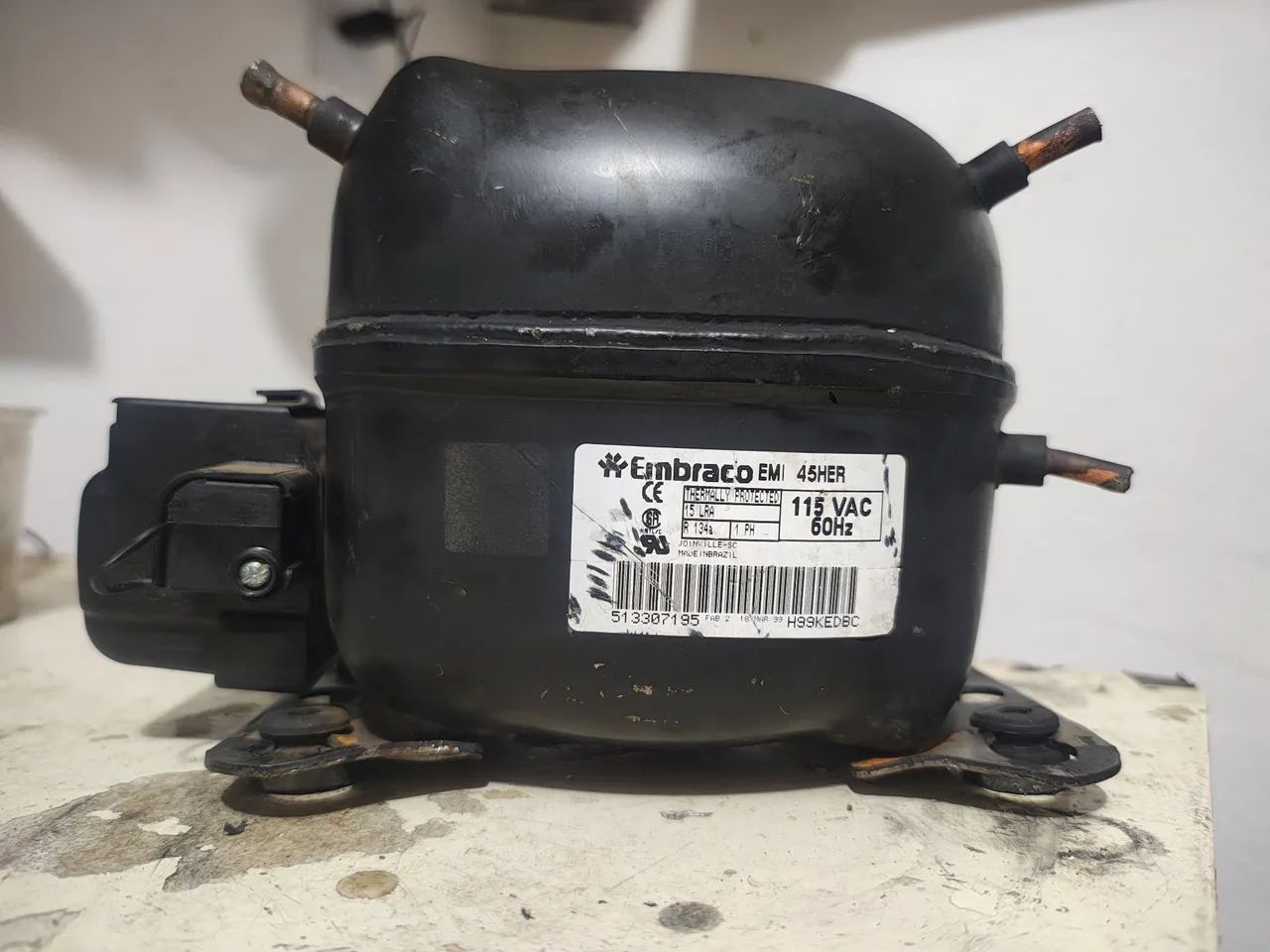 Motor compressor Embraco EMI 45HER 
