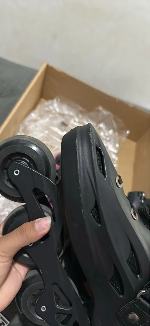 PATINS VOLT + 2.0 ROSA - 80MM ABEC-9 - Foto 2